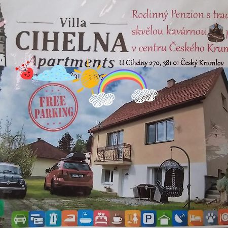 Villa Cihelna Apartments Cesky Krumlov Ngoại thất bức ảnh